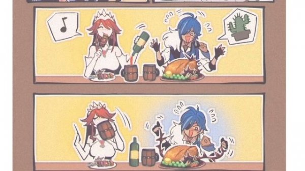 Озвучка комиксов по Genshin impact|геншин|сборник|на русском|№7