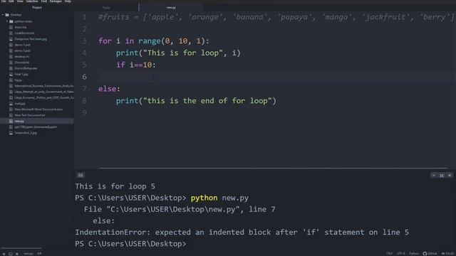 25. Break, Continue and Pass Statement with For Loop смотреть онлайн