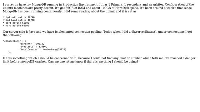 Databases: Is MongoDB Connections getting too high? смотреть онлайн