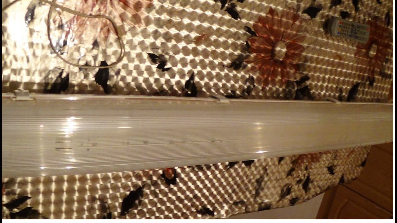 Переделка люминесцентной лампы на светодиодную смотреть онлайн