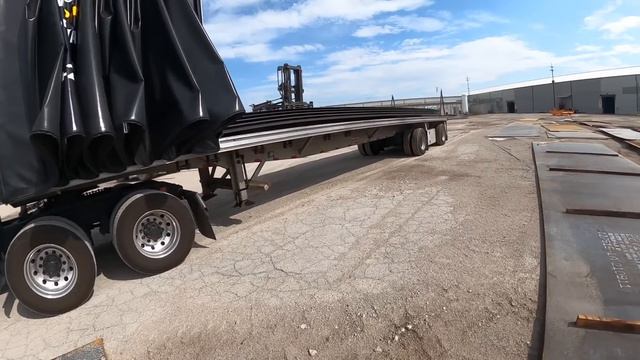 ДальнобойUSA / Разломали прицеп на разгрузке / Еду в Оклахому смотреть онлайн