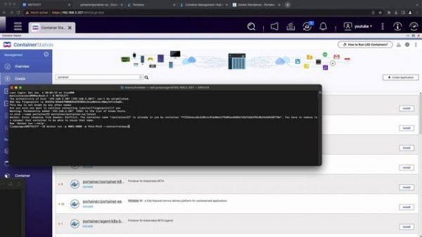 Portainer auf einer QNAP NAS installieren