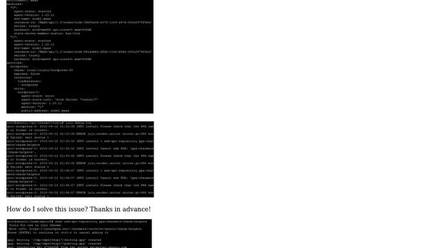 Ubuntu: Juju - Wordpress hook failed : install смотреть онлайн
