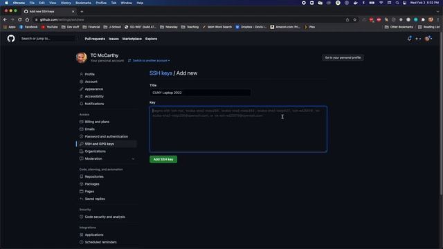 Generating SSH keys to be used with your github account смотреть онлайн