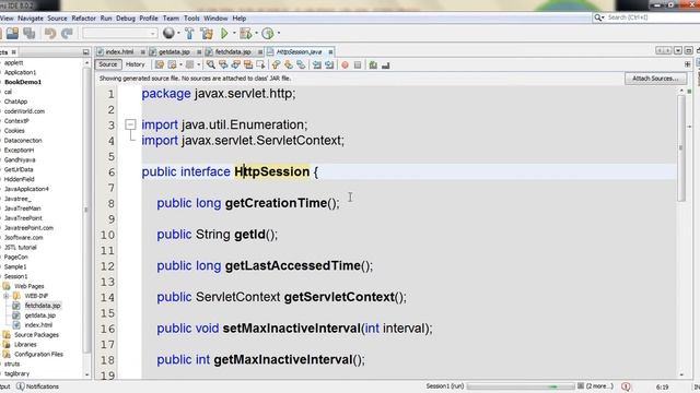 JSP tutorials in hindi lec 9(session in jsp, session implicit object in jsp and java) смотреть онлайн
