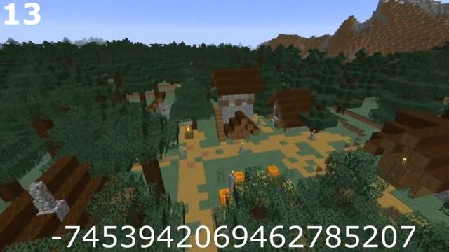 МАЙНКРАФТ ДЕРЕВНЯ СИД //  ТОП 25 СИДОВ С ДЕРЕВНЯМИ В МАЙНКРАФТ 1.16-1.16.1 // ТОП 25// СИДЫ В МАЙНЕ