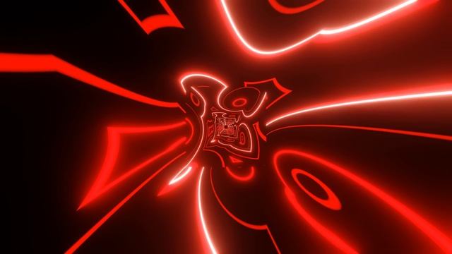 VJ LOOP NEON Red Yellow Tunnel Abstract Background Video Simple Lines Pattern 4k Screensaver смотреть онлайн