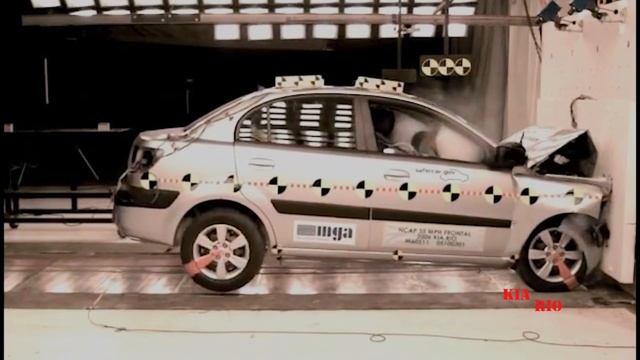 Сборник краш-тестов КИА Рио 2 2005-2011 | Crash Tests KIA Rio JB 2005-2011