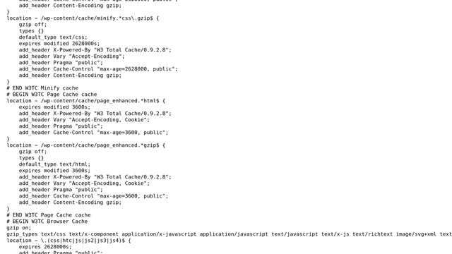 Wordpress: nginx + W3 Total Cache: rewrite rules issue смотреть онлайн