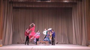 Образцовый детский коллектив хореографическая студия Россияночка, с Елово, танец Лавочка   копия