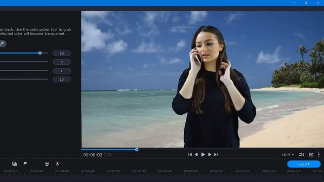 How To Edit Your Green Screen Footage In Movavi | Movavi Chroma Key смотреть онлайн