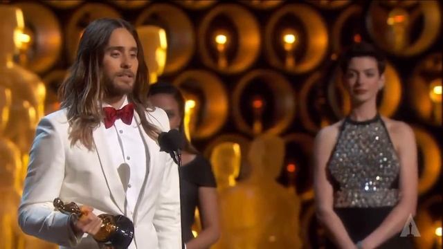 Jared Leto winning Best Supporting Actor | 86th Oscars (2014) смотреть онлайн