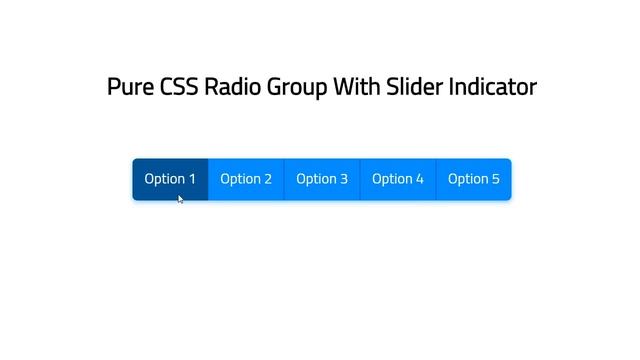 CSS Radio Buttons with Indicator смотреть онлайн