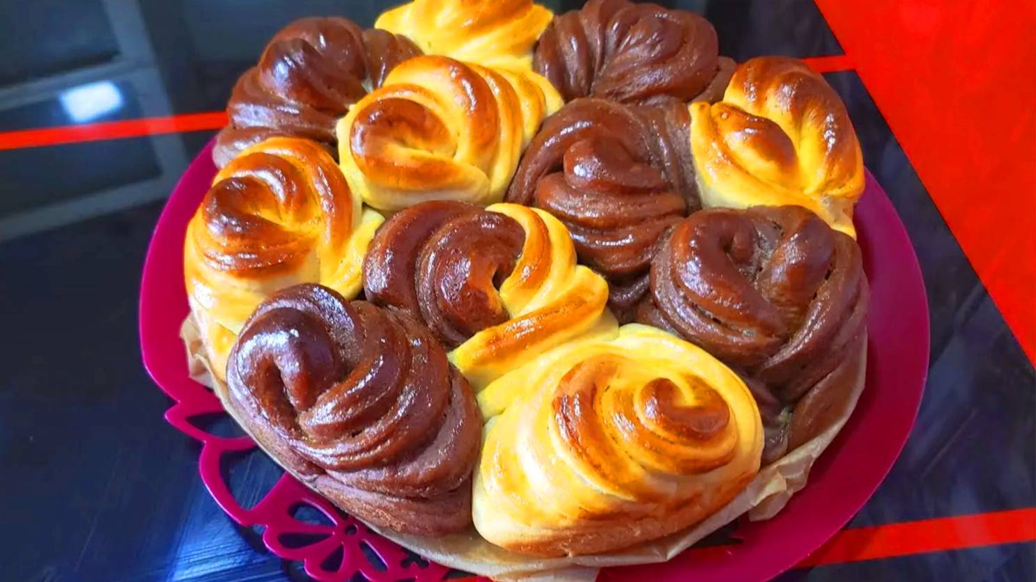 ЧЕРНО - БЕЛАЯ РОЗА. ОЧЕНЬ ВКУСНЫЙ СДОБНЫЙ ПИРОГ. смотреть онлайн