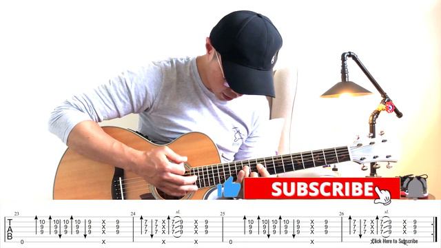Michael Jackson - Black or White [4K 60FPS] (Acoustic Fingerstyle Guitar Cover + Tab Tutorial) смотреть онлайн