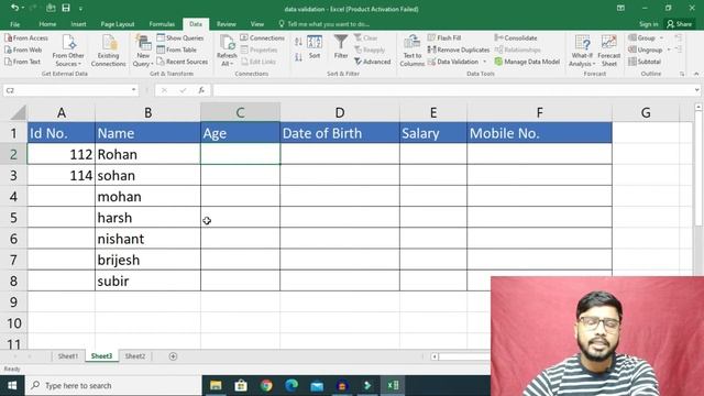 MS-EXCEL || Data Validation || EXCEL का Powerful Option || [Hindi] смотреть онлайн