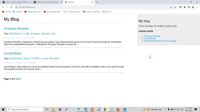Mastering Django in 2023 (Arabic) – Creating Custom Template Tags and Filters смотреть онлайн