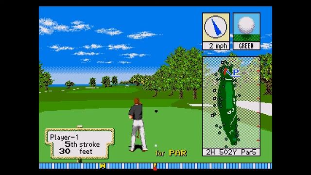 Pebble Beach Golf Links ... (Sega Genesis) Gameplay смотреть онлайн