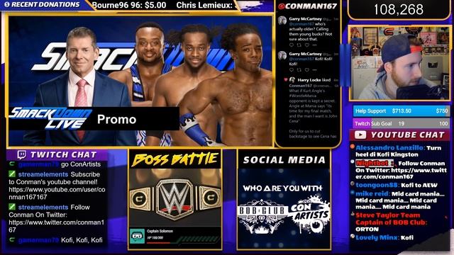 Vince McMahon & Kofi Kingston B-Plus Player Reaction смотреть онлайн