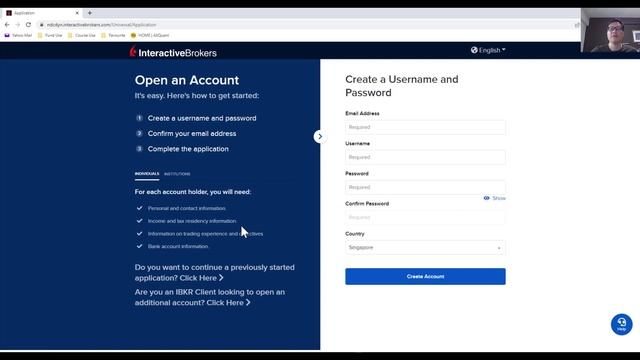Interactive Brokers Account Opening смотреть онлайн