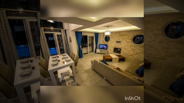 Меблированная вилла в Оваджик, Фетхие, с крытым и отапливаемым бассейном, садом и парковочным место смотреть онлайн