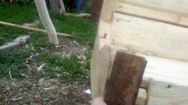 Садовые качели,мой эксклюзив!собственными руками любимое дело! Деревянное чудо смотреть онлайн