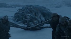 Игра престолов. Король белых ходоков, оживляет дракона