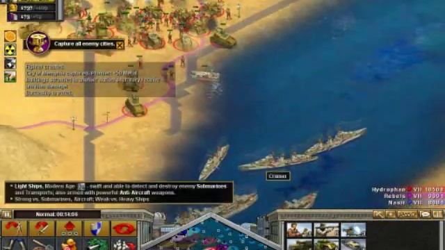 Прохождение Rise of Nations: Thrones and Patriots. Холодная война (США). Часть 10-1 - Египет смотреть онлайн