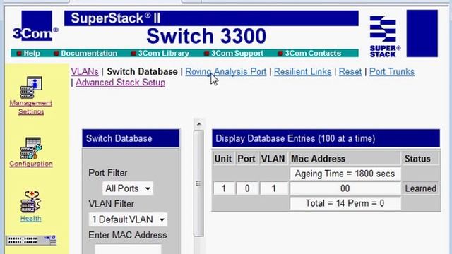 3Com SuperStack II Switch 300 24 port Fast Ethernet смотреть онлайн