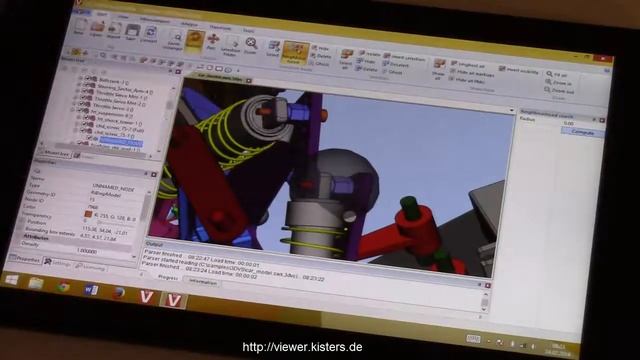 3D CAD Viewer on a Windows Tablet-PC: Kisters 3DViewStation, EN смотреть онлайн