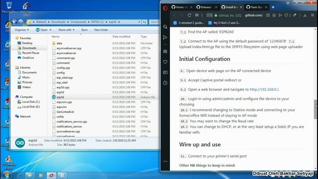 ESP3D 2.1 dengan 32bit Re-Arm board dan Marlin 2.0.3 смотреть онлайн