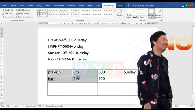 Convert Data to Table in 10 Seconds in MS Word | #wxp #msword смотреть онлайн