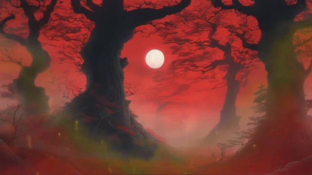 D&D Ambience | Haunted Yokai Forest | Dark Forest Ambient Music #dndmusic