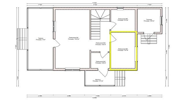 Двухэтажный каркасный дом 6х9 120 м2. С удобной планировкой. Обзор, отзыв владельца. смотреть онлайн