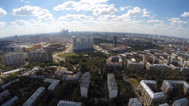 Москва ЖК "Триумф Палас" внутри 4К (DJI Phantom 2) смотреть онлайн