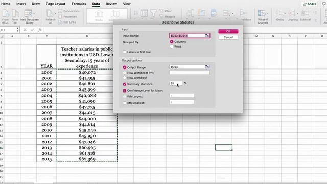 Confidence Intervals using T distribution in Excel| T distribution explained| Dr. Choden смотреть онлайн