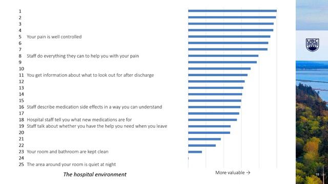 2017 12 06 Most important inpatient care experiences. Valuing items from the CPES смотреть онлайн
