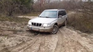 Subaru Forester AWD (Off road) проходимость в песке