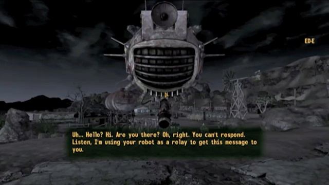 Lorenzo summons ED-E at the end of "ED-E My Love" in New Vegas смотреть онлайн
