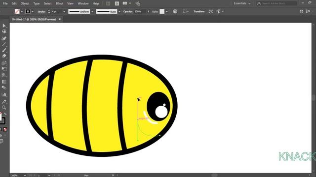 Create Flat Cartoon Character Design In Adobe Illustrator CC | Knack Graphics | смотреть онлайн
