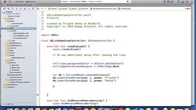 iOS Swift sqlite integrating model controller | Nimap Infotech - Tutorial 92 смотреть онлайн
