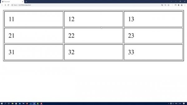 Как сделать таблицу в html. Урок 6