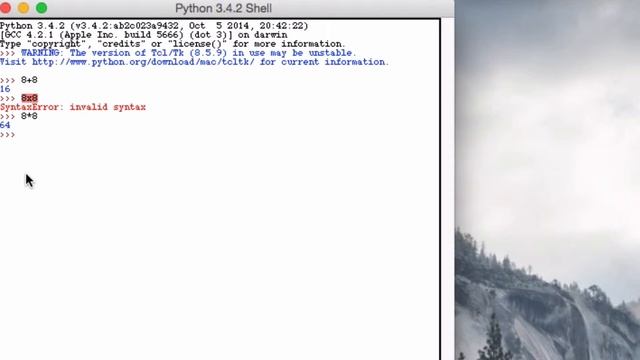 Intro to Python 2 : Print command & Calculations And Variables смотреть онлайн