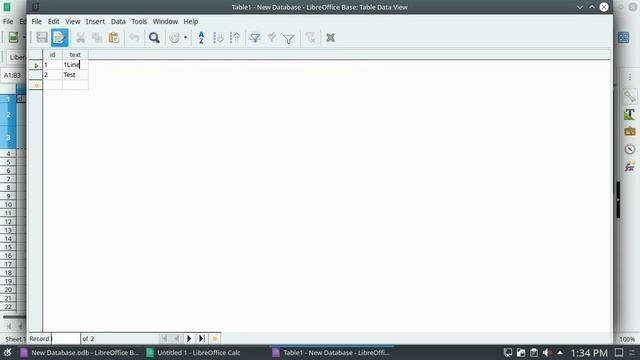 LibreOffice Base LF problem смотреть онлайн