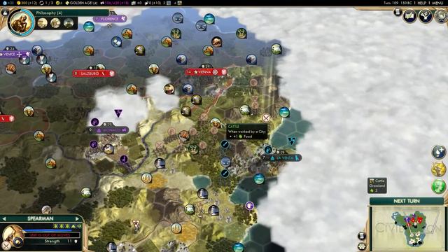 Let's Play Civ 5 BNW - Part 6 - Zulu, T101-115 [Immortal] смотреть онлайн