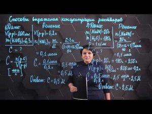 61. Способы выражения концентрации растворов. Практическая часть. 8 класс.