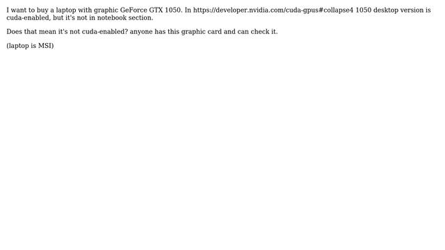 Is GeForce GTX 1050 Cuda-Enabled? смотреть онлайн