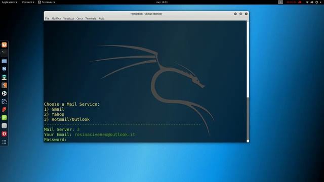 Come installare ed usare lo spammer Email Bomber con Kali смотреть онлайн