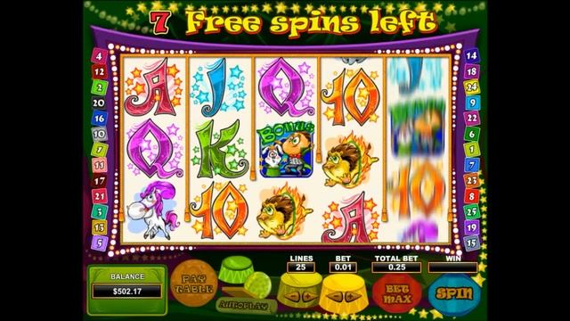 Happy Circus free spins смотреть онлайн