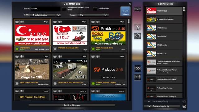 ETS2 Top Map Mods Istallation Guide (Promods 2.45, ROEX 2.5, YKSRSK 2.1, Middle East) смотреть онлайн